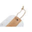 Oblong White Marble And Acacia Board