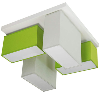 Eris Fabric Semi Flush Mount