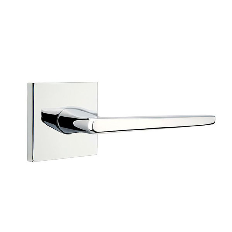 Hermes Privacy (Bed & Bath) Door Lever, Left, Bright Chrome