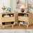 Modern Nightstand W/open Shelf Storage, Mid Century Night Stand With Drawer, Curved Profile, Wood Bedside End Table For Bedroom, Light Oak-1548610021-1548610023