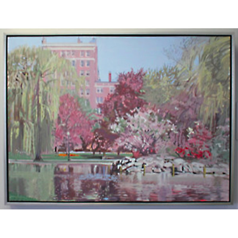 «Harvard Square» par Jane Ritchie - peinture sur toile encadrée