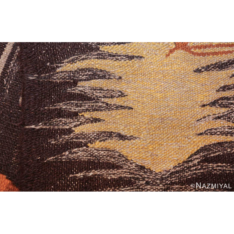 Scandinavian One-of-a-Kind Rectangle 5'9" X 8' Flatweave Area Rug
