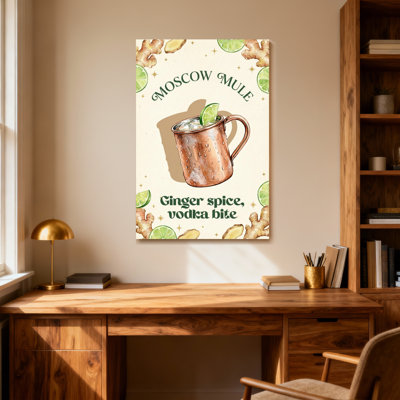Fashion Moscow Mule Ginger Spice Vodka Bite Lime Ginger