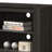 Bernardo Dark Gray 70"W TV Stand With Open Shelves And Cable Management-1371595945