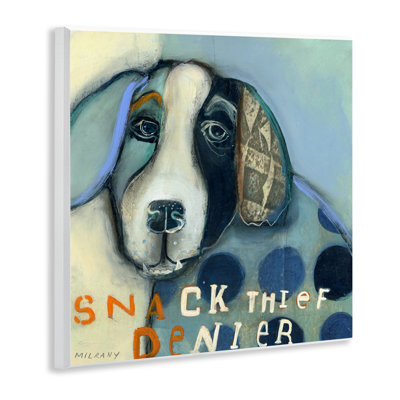 Plaque murale Snack, voleur et denier, design par Stacy Milrany