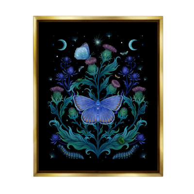 "Floral Night Sky Butterfly" par Episodic Dessins sur