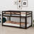 Floor Bunk Bed With Ladder-1109979447