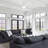 Modern 3-Blade Flush Mount Ceiling Fan with Light and Remote Control-1818279316-1873090872