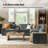 Raimundo 128"W Modern Oversized Power Reclining Sectional Sofa with Storage Integrated Console-123144662