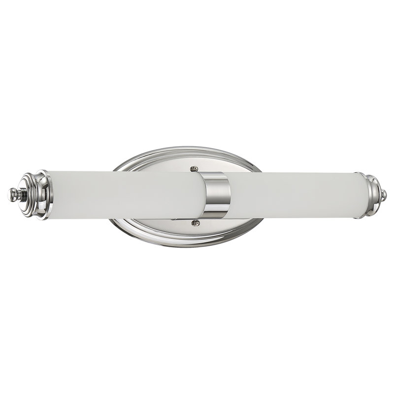 Barre d'éclairage de salle de bain 1 lumière Monson, Chrome