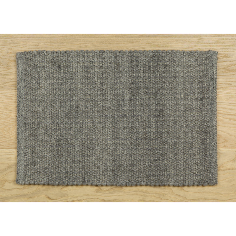 Solid Colour Wool Area Rug, 140 cm W x 200 cm D