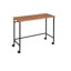Lit mezzanine simple en métal avec bureau et tablettes-431930240