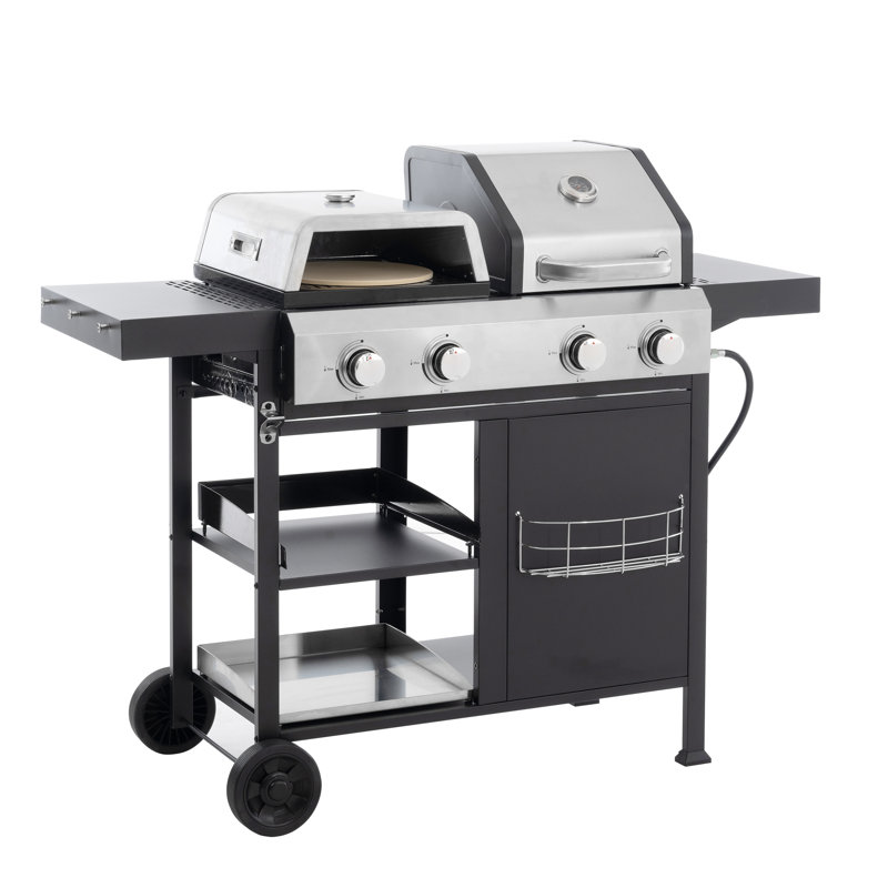 2+2 Multi-function Burner Gas Grill
