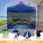 118'' W x 118'' D  Heavy Duty Pop Up Canopy Tent with 4 Sidewalls, Commercial Gazebo Party Tent-98664817