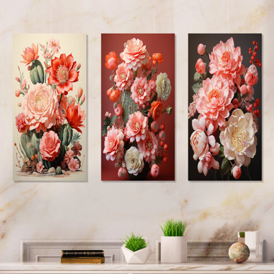 Coral Cluster Cactus Collage
