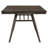 Rectangular 80-inch Wood Dining Table
