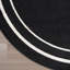 Tapis intérieur / extérieur noir Nourison Essentials Ivory-457138720