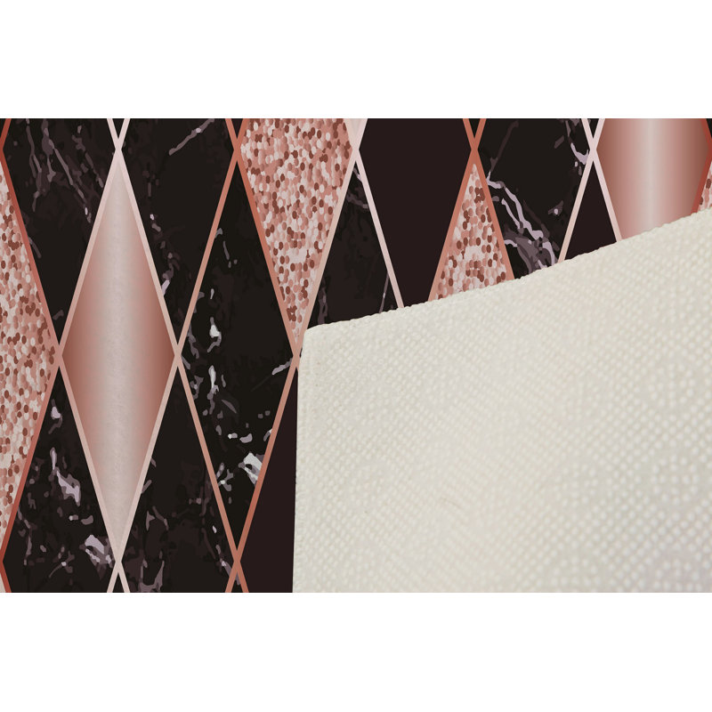 Premium Woven Carpet, 2.6 x 4.0 Feet | 100% Polyester, Antibacterial, Non-Slip Underside | 3D Digital Printing, Machine Washable, Pile Height: 0.04 in | Ideal for Living Room, Bedroom, and Home Decor