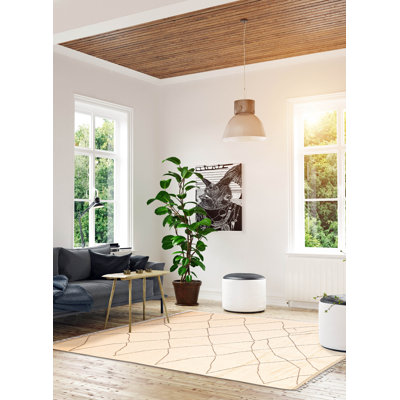 Tapis crème 6 pi 11 po x 9 pi 9 po Marrakech