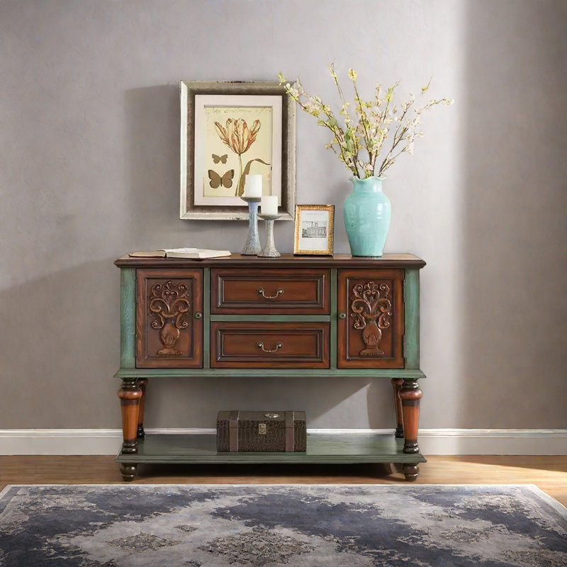 Console American Retro, Brun/vert