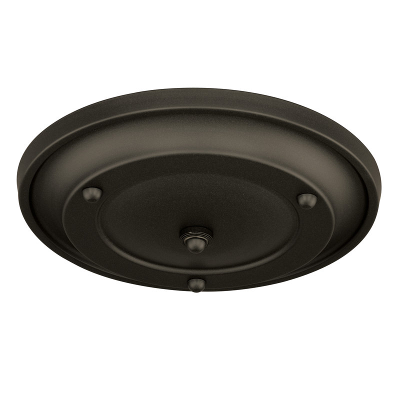 Porte-luminaire multiple Montgomeryville, H 2,5 po x l 12,75 po, Nickel poli