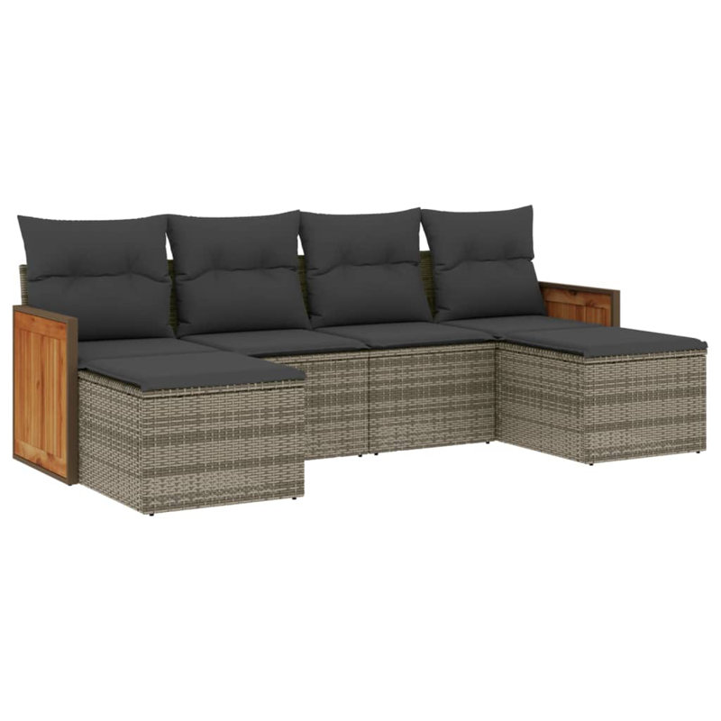  Garden Sofa Set Grey