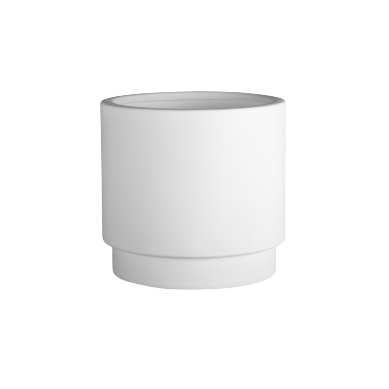 Pot Planter, White, 60cm H x 50cm W
