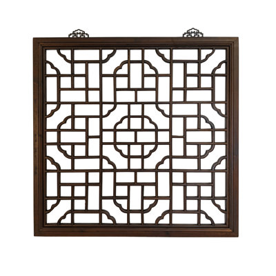  Carved Lattice Window Panel 31 Inches
