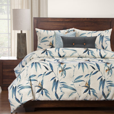 Tropical Floral Duvet Cover & Insert