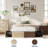 Twin XL Wood Platform Bed Frame with 2 Storage Drawers, No Box Spring-381482742-381482748