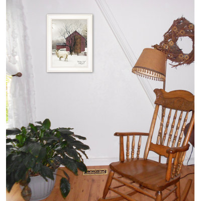 "Winter Coat" Framed Wall Art for Living Room, Bedroom & Farmhouse Wall Decoration by Billy Jacobs