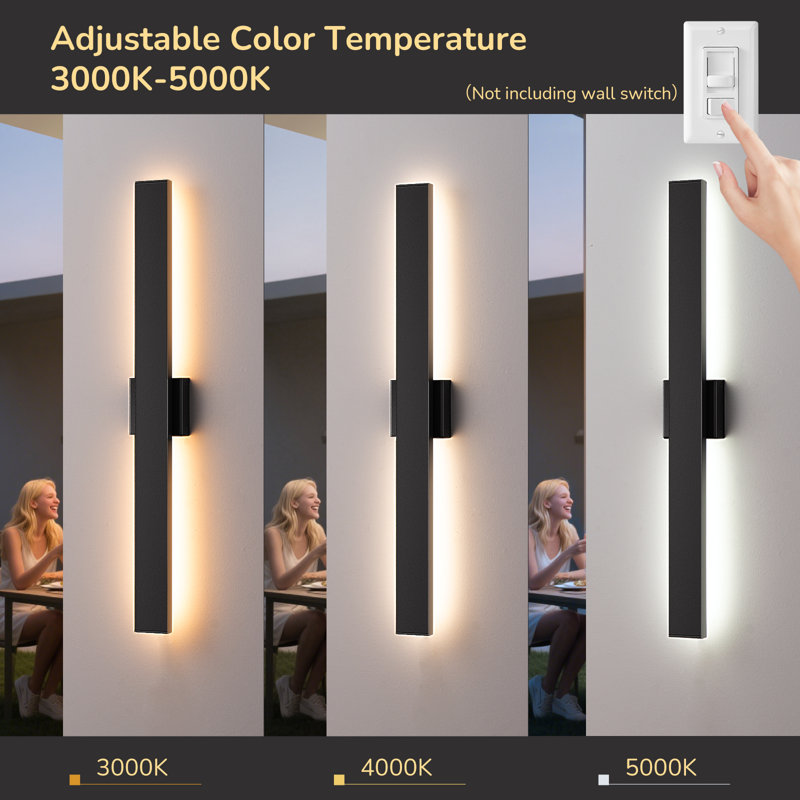 Led Outdoor Wall Light With Dimmable