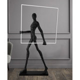 86'' Black LED Novelty Floor Lamp