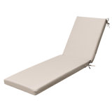 Outdoor 2.75'' Chaise Lounge Seat / Back Cushion