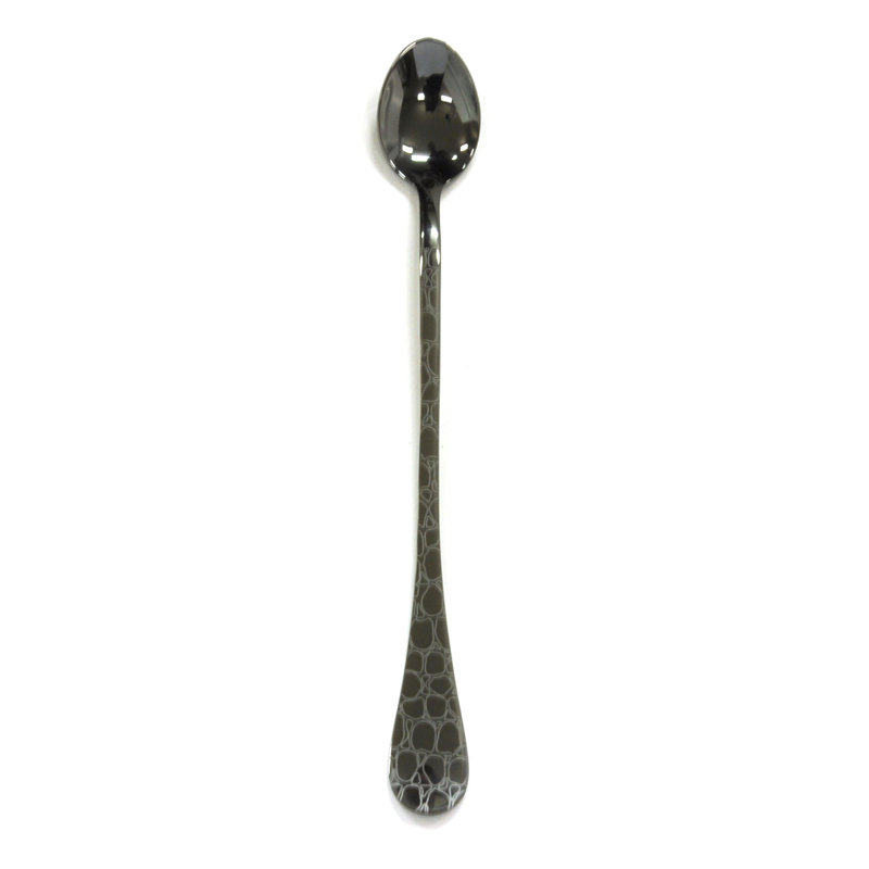 Coccodrillo Ice Tea Spoon - 48 Pieces - Gold, Oro-nero