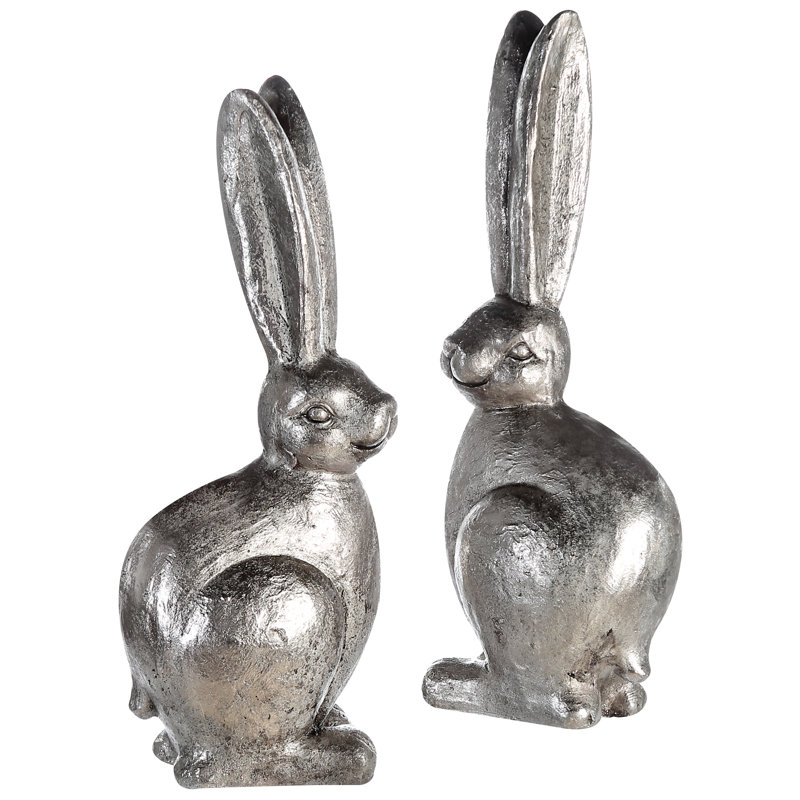 Kinloch Animals Decorative Object, Silver, 62cm H x 23cm W x 17cm D