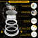 Adjustable Downlight 4'' Selectable Color Temperature Dimmable IC Rated LED Canless Recessed Lighting Kit