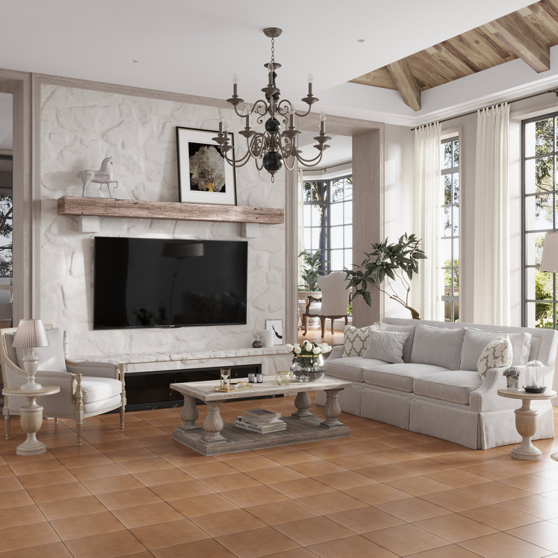 Carreau de porcelaine terre cuite 13 x 13 Citadel (x 10,76 pieds carrés / caisse), Rustic
