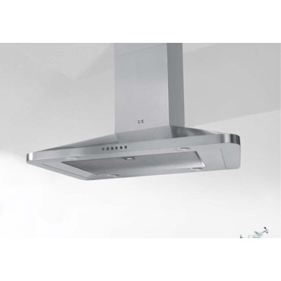 Sirius Range Hoods 36 " W Stainless Steel 600 CFM Convertible Island Range Hood with Mesh Filter
