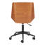 Fauteuil de bureau ergonomique pivotant à haut dossier avec roulettes