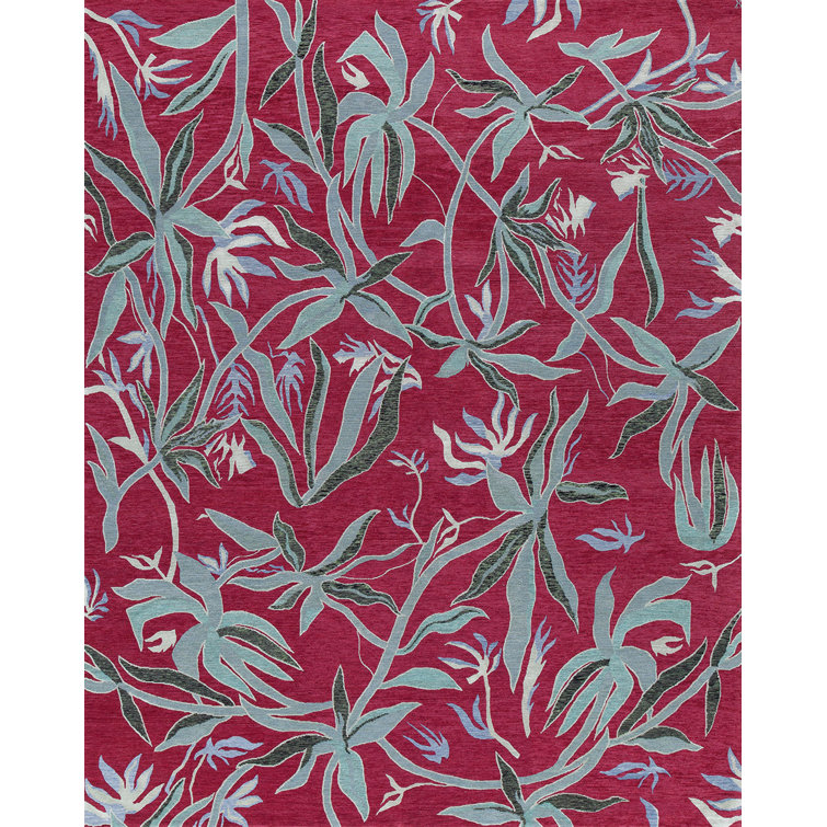 Contemporary Floral Area Rug