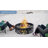 Jenal Round Steel Wood Burning Fire Pit