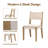 21" H Solid Wood Dining Chair-1842618858