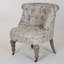 Amelie Linen Slipper Chair