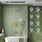 Tub and Shower Faucet Set , 9" Rainfall Shower Head with 3‑Setting Handheld Shower-109786360