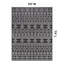 Tapis intérieur / extérieur noir / blanc Ishi Southwestern-311241402