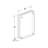 Premium Rounded Clear Acrylic Magnetic Photo Frame, 4" X 6"