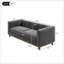 Causeuse-canapé moderne pour salon, appartement et petit espace avec sièges spacieux et revêtement en chenille durable-835908460