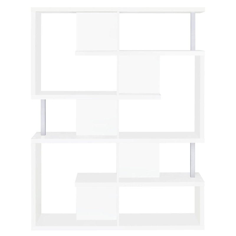 Bibliothèque géométrique à 5 niveaux