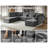 8 Seater Chenille Oversized Modular Sofa Extra Deep Cloud Corduroy Sectional Couch With Ottoman Chaise Fsc Certified Fluffy Sofa Bed-1067549522